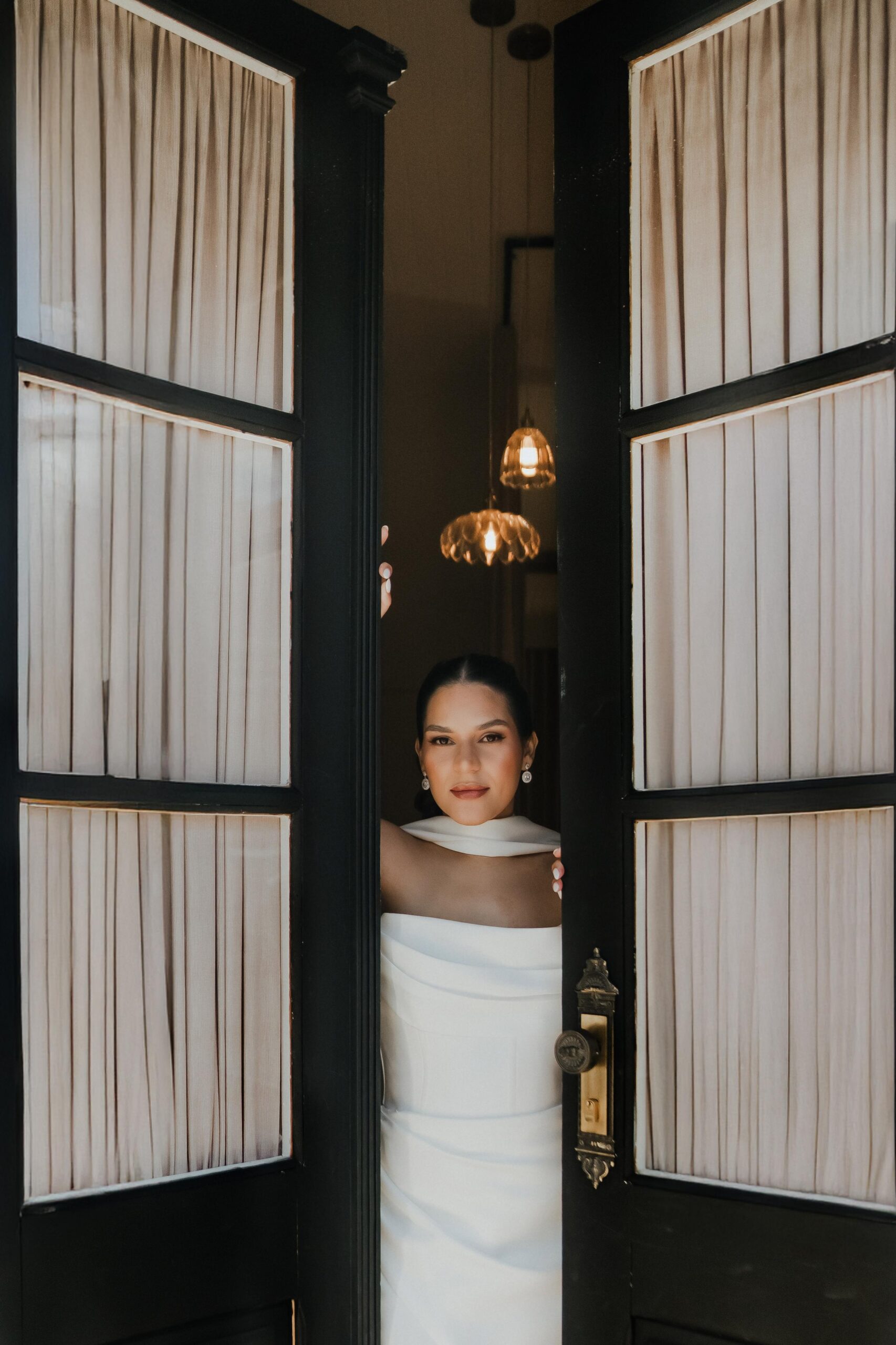 Noiva pronta e radiante